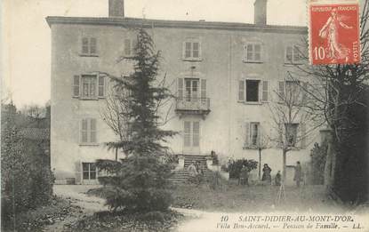 CPA FRANCE 69 " St Didier au Mont d'Or, Villa Bon Accueil, pension de famille"