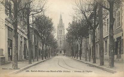 CPA FRANCE 69 " St Didier au Mont d'Or, Avenue de l'église"
