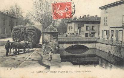 CPA FRANCE 69 " St Symphorien d'Ozon, Le pont sur l'Ozon"