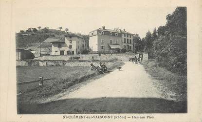 CPA FRANCE 69 " St Clément sur Valsonne, Hameau Pirot"