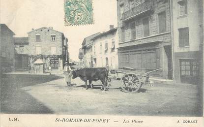 CPA FRANCE 69 " St Romain de Popey, La Place"