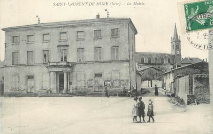 CPA FRANCE 69 " St Laurent de Mure La Mairie"