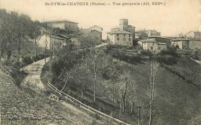 CPA FRANCE 69 " St Cyr le Chatoux, Vue générale"