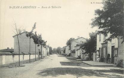 CPA FRANCE 69 " St Jean d'Ardières, Route de Belleville"