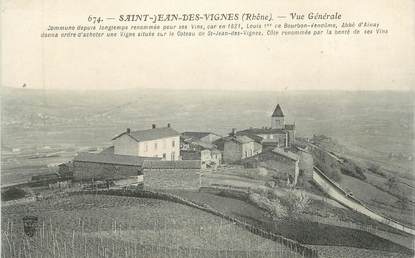 CPA FRANCE 69 " St Jean des Vignes, Vue générale"