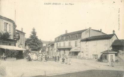 CPA FRANCE 69 " St Sorlin, La place"