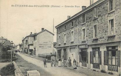 CPA FRANCE 69 " St Etienne des Oullières, Grande Rue"