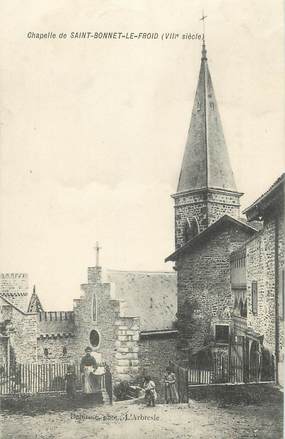 CPA FRANCE 69 " St Bonnet le Froid, La chapelle"