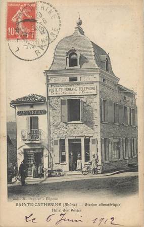 CPA FRANCE 69 " St Catherine, Hôtel des Postes"