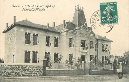 CPA FRANCE 69 " Taluyers, La nouvelle Mairie"