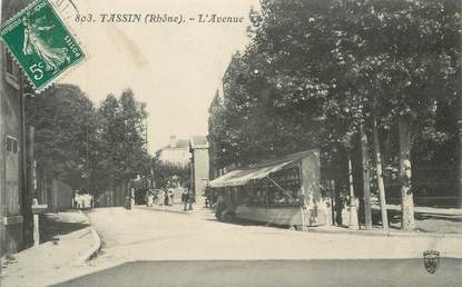 CPA FRANCE 69 " Tassin la Demi Lune, L'Avenue"