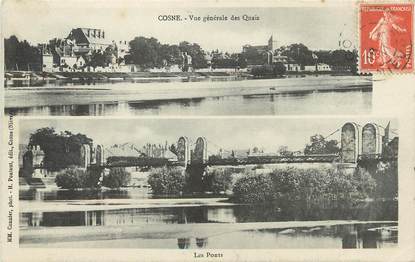 / CPA FRANCE 58 "Cosne, vue générale des quais"