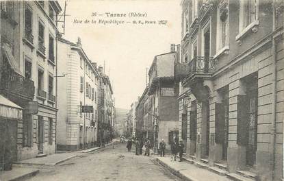 CPA FRANCE 69 " Tarare, Rue de la République"