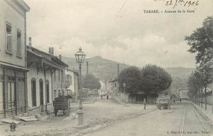 CPA FRANCE 69 " Tarare, Avenue de la gare"