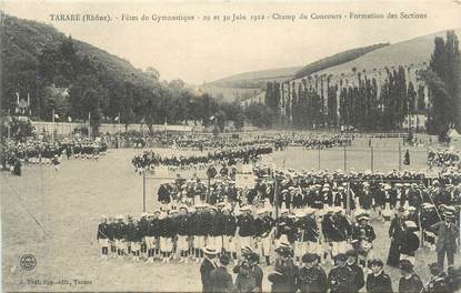 CPA FRANCE 69 " Tarare, Fêtes de Gymnastique des 29 et 30 juin 1912, Champ du concours"