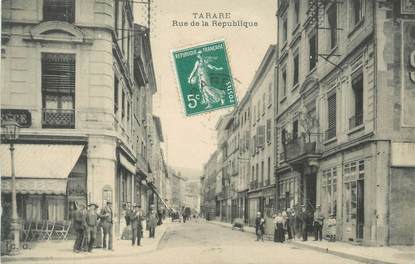 CPA FRANCE 69 " Tarare, Rue de la République"