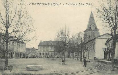 CPA FRANCE 69 " Vénissieux, La Place Léon Sublet"
