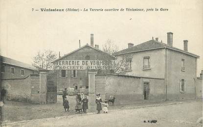 CPA FRANCE 69 " Vénissieux, La verrerie ouvrière près de la gare"