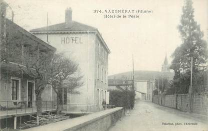 CPA FRANCE 69 " Vaugneray, Hôtel de la Poste"