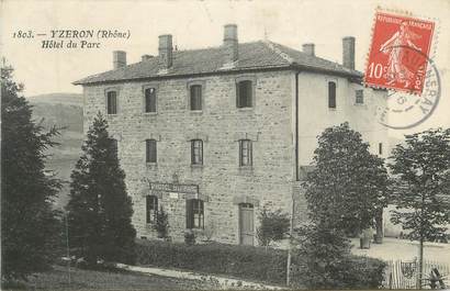 CPA FRANCE 69 " Izeron, Hôtel du Parc"