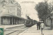 69 RhÔne CPA FRANCE 69 " Villefranche sur Saône, La gare du PLM"/ TRAIN