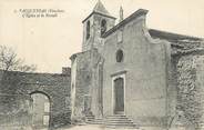 84 Vaucluse CPA FRANCE 84 " Vacqueyras, L'église et le portail"