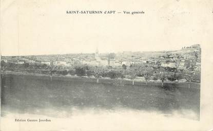 CPA FRANCE 84 " St Saturnin d'Apt, Vue générale"