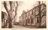 84 Vaucluse CPA FRANCE 84 " St Martin de la Brasque, La Mairie et les écoles"