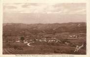 84 Vaucluse CPA FRANCE 84 " St Martin de la Brasque, Vue générale et la Chaîne du Lubéron"