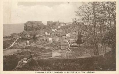 CPA FRANCE 84 " Saignon, Vue générale"