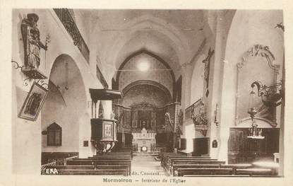 CPA FRANCE 84 " Mormoiron, Intérieur de l'église"