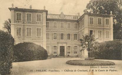 CPA FRANCE 84 " Piolenc, Le Château de Crochant"
