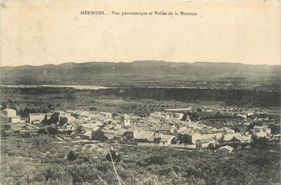 CPA FRANCE 84 " Mérindol, Vue panoramique et Vallée de la Durance"