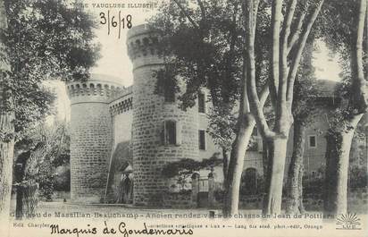 CPA FRANCE 84 " Massillan Beauchamp, Le château"
