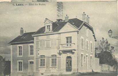 CPA FRANCE 58 "Luzy, Hotel des Postes"