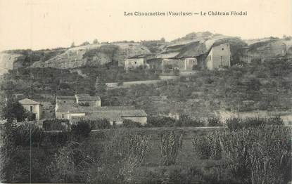 CPA FRANCE 84 " Les Chaumettes, Le château féodal"