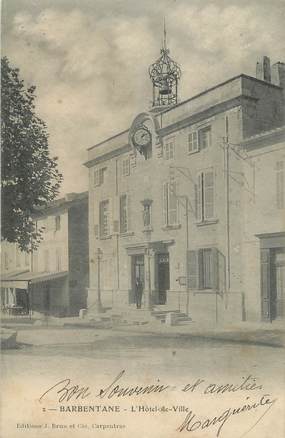 CPA FRANCE 84 " Barbentane, L'Hôtel de Ville"