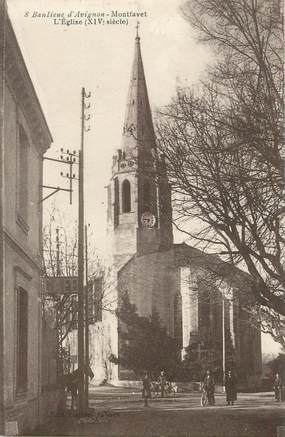 CPA FRANCE 84 " Montfavet, L'église"