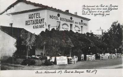 CPSM FRANCE 84 " Pont de Bonpas, Hôtel Restaurant des Glycines"