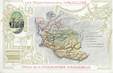 CPA FRANCE 84 "Carte géographique du Vaucluse"