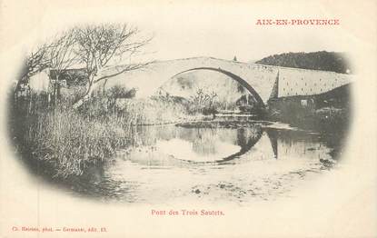 CPA FRANCE 13 " Aix en Provence, Pont des Trois Sautets"