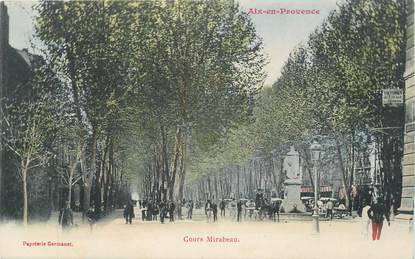 CPA FRANCE 13 " Aix en Provence, Cours Mirabeau"