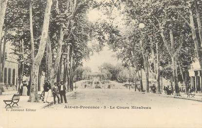 CPA FRANCE 13 " Aix en Provence, Le Cours Mirabeau"