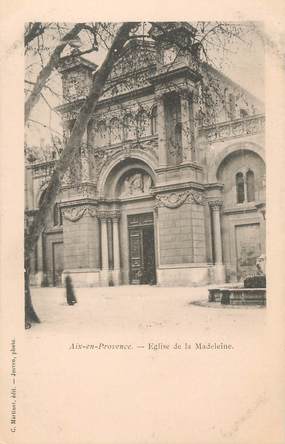 CPA FRANCE 13 " Aix en Provence, Eglise de la Madeleine"