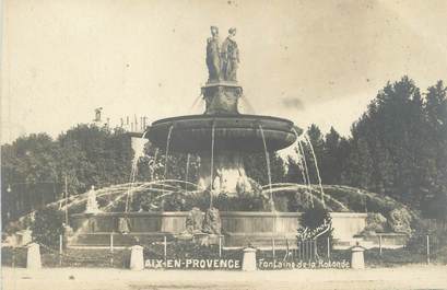 CPA FRANCE 13 " Aix en Provence, La Fontaine de la Rotonde"