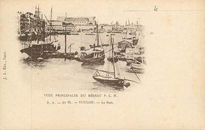 CPA FRANCE 83 " Toulon, Le port"