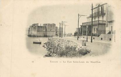 CPA FRANCE 83 " Toulon, Le port St Louis du Mourillon"