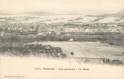 CPA FRANCE 83 " Toulon, Vue générale, la rade"