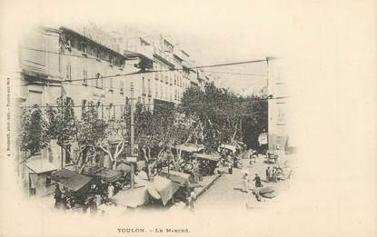 CPA FRANCE 83 " Toulon, Le marché"