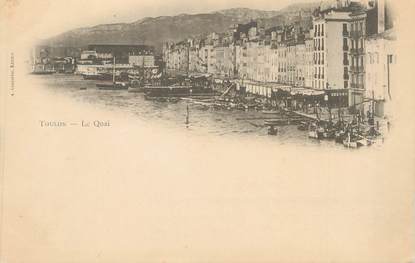 CPA FRANCE 83 " Toulon, Le Quai"